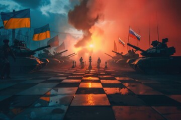 Ukraine-Russia Chessboard