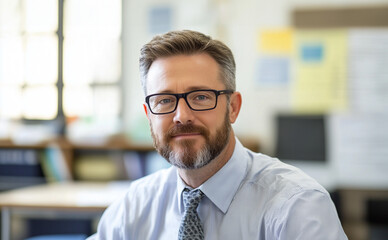 Fototapeta premium Portrait of a Teacher