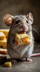 Genussvolle Momente einer kleinen Maus