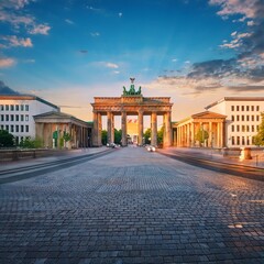 Obraz premium The Vibrant Art and Historic Districts of Berlin, Germany