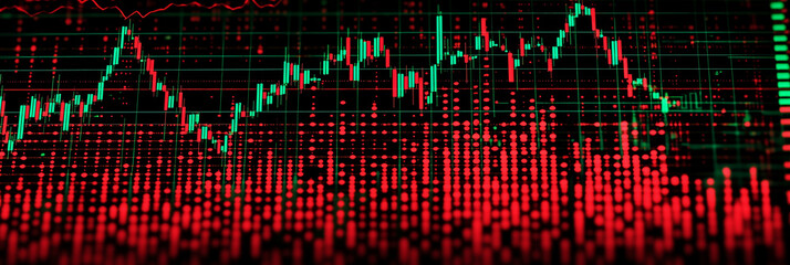 Digital trading background