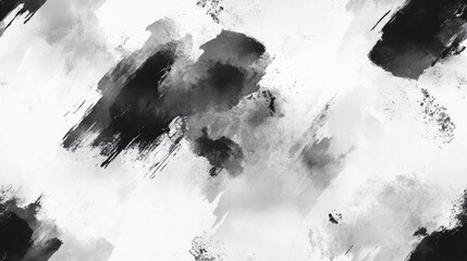 Modern seamless pattern featuring artistic gray tie dye smoky monochrome elements icy textures and winter brush strokes for contemporary design use