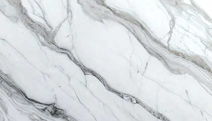 Obraz premium White marble background with gray veins for a stylish background.