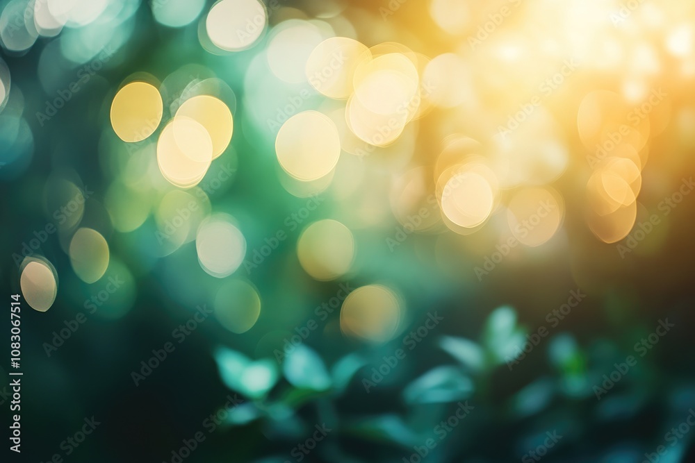 Poster abstract blurred background featuring a bokeh effect creating a modern style wallpaper with a defocu