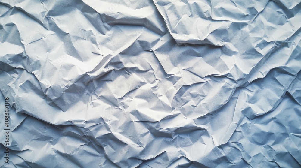 Poster crumpled paper texture with a visually appealing design layout