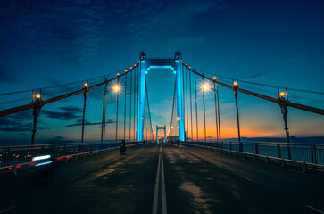 Fototapeta premium Thuan Phuoc Bridge, in Da Nang city, Vietnam