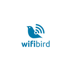 Fototapeta premium Wifi Bird Logo Vector Animals