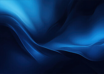 Fototapeta premium Blue corporate design wave. Abstract vector background with smooth, flowing motion in technology