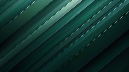 Obraz premium A sleek, modern abstract design featuring diagonal lines in various shades of green.