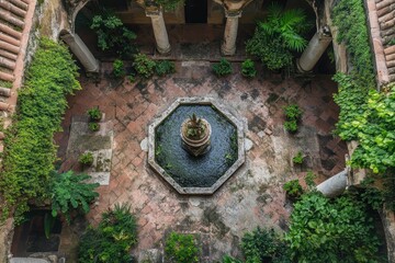 overhead perspective inner garden mariano regret