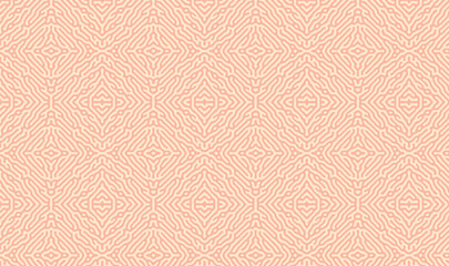 Pink, red and orange repeating background lined diamond pattern