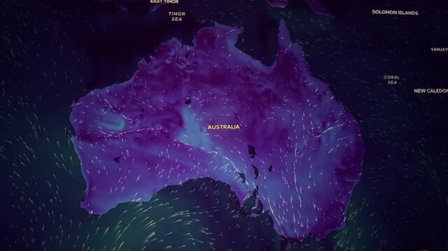 Wind Direction On Australia Map