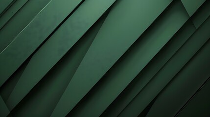 Obraz premium A textured green abstract background featuring layered geometric shapes.