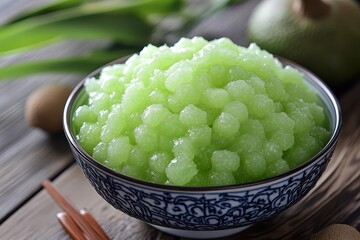 Sai Mai Lo is a sago dessert with honeydew for the Chinese New Year