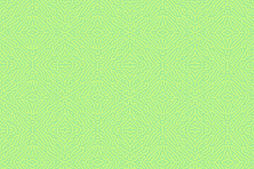 Lime green and blue repeating background lined diamond pattern
