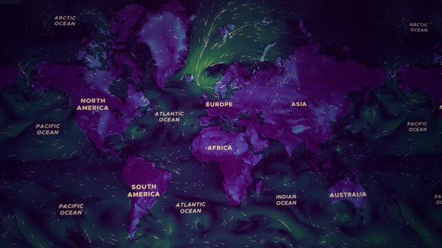Wind Direction On World Map