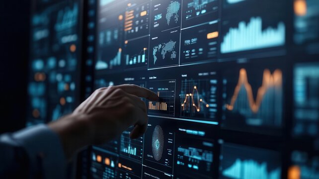 Digital Transformation Supply Chain, Interactive supply chain interface with real-time tracking, analytics, and digital transformation features