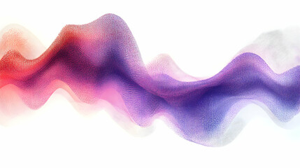 Obraz premium Abstract Purple and Pink Wave Background: Digital Art Illustration of Flowing, Gradient Hues across White Space