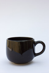 Obraz premium A black ceramics mug. It's perfect for your design mockup.