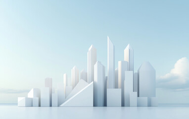 Fototapeta premium Highly developed futuristic technological cityscape 