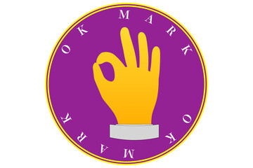 Obraz premium OKマーク