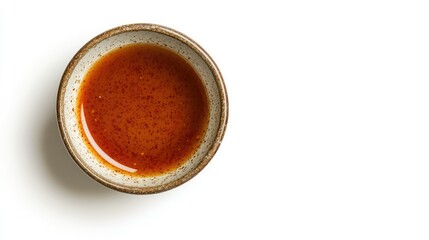 A Delicate Bowl of Rich, Earthy Chili Oil Ideal for Culinary Use, Tasting Experiences, and Enhancing Flavor Profiles in Various Cuisine Dishes and Sauces