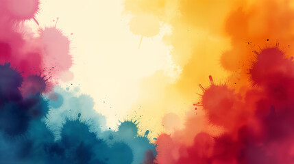 Obraz premium Energetic Abstract Watercolor Texture Background with Abundant Space for Attention-Grabbing Designs