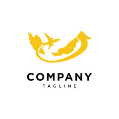 Fototapeta premium Malaysia Tour and Travel logo Icon Vector