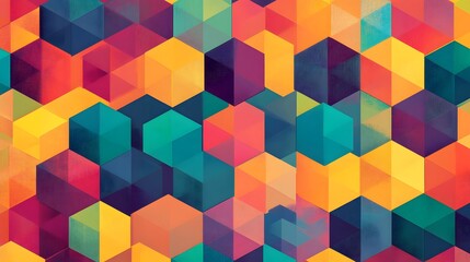 Obraz premium Geometrik Wonderland