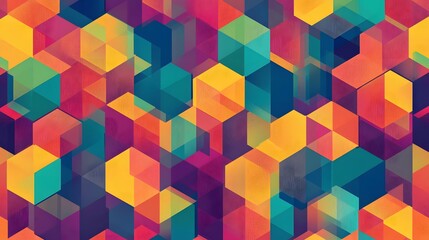 Obraz premium Geometrik Wonderland