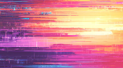 Video technology glitch background as wallpaper or tech related graphic design backdrop element. Glitch. Illustration