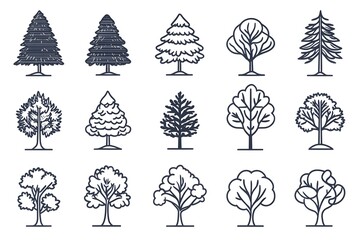 Obraz premium Christmas design elements, vector set happy merry christmas snowman card Christmas decorative banner with funny Santa Claus, nutcracker, locomotive and gift boxes and many others. Christmas and happy