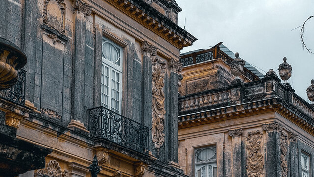 Ventanas de las casas gemelas de paseo de montejo