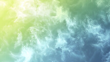 Soft Gradient Background in Green and Blue Tones
