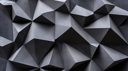 Obraz premium Abstract Geometric Grey Wall