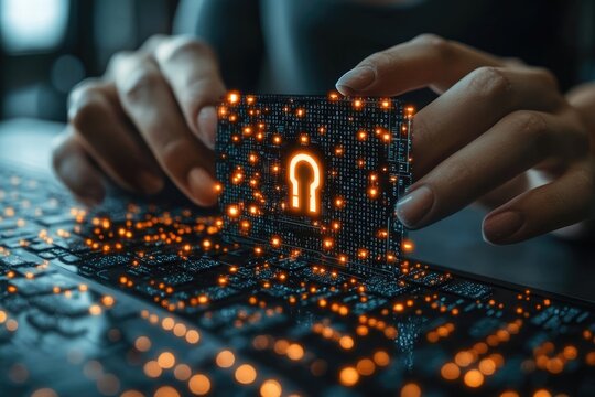 Digital defense: strengthened network shield, protects against cyber threats, protection advanced cybersecurity measures, strengthening data integrity, ensuring resilience online defense mechanisms.