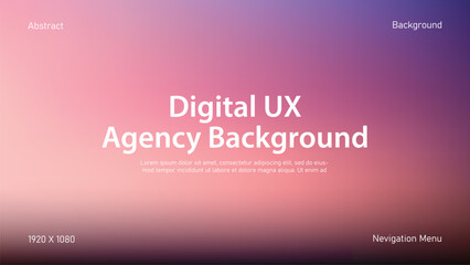 Fototapeta premium Interactive UI Background Templates with Gradient Meshes