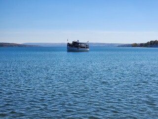 boat on the lake