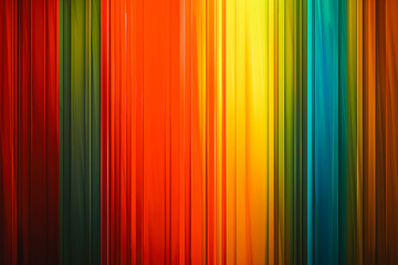 Obraz premium Abstract vertical color strips backgrounds, red yellow green, Vertical stripes of various colors thin width with texture and gradient color.