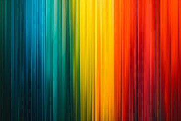 Obraz premium Abstract vertical color strips backgrounds, red yellow green, Vertical stripes of various colors thin width with texture and gradient color.