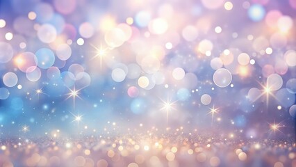 Obraz premium A Festive Background of Shimmering Lights and Glowing Stars