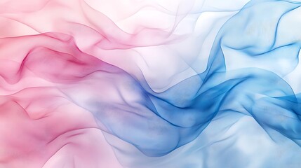 Obraz premium Flowing red and blue fabric textures abstract art soft background fluid motion creative concept