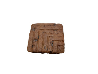 Square Chocolate Biscuit  ( Chocolate chips cookies ) png