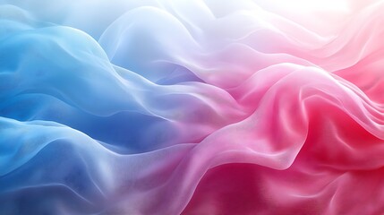 Obraz premium Flowing fabric textures abstract art digital design soft colors close-up visual harmony