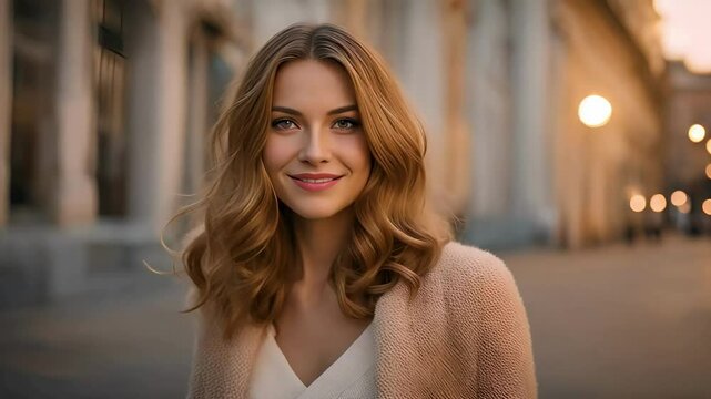 gorgeous red women smiling, smilling women, red hair women, russian model, gorgeous russian model, red hair girl smilling at camera, women stock videos