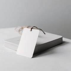 Hangtag mockups, Hanging label tag mockup, favor tag mockup, wedding favor tag mockup, swing tag mockup - A versatile template for showcasing your branding and design ideas in various industries