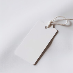 Hangtag mockups, Hanging label tag mockup, favor tag mockup, wedding favor tag mockup, swing tag mockup - A versatile template for showcasing your branding and design ideas in various industries