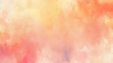 Fototapeta premium Cream Pastel Watercolor Background