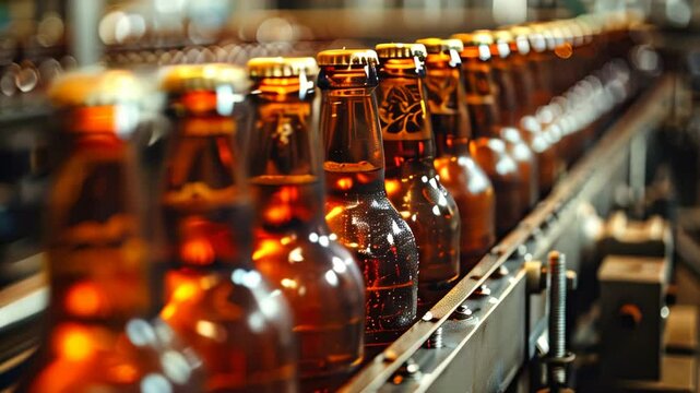 Exploring the beer bottling process at a local brewery showcasing craftsmanship and precision