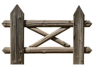 old wooden fence